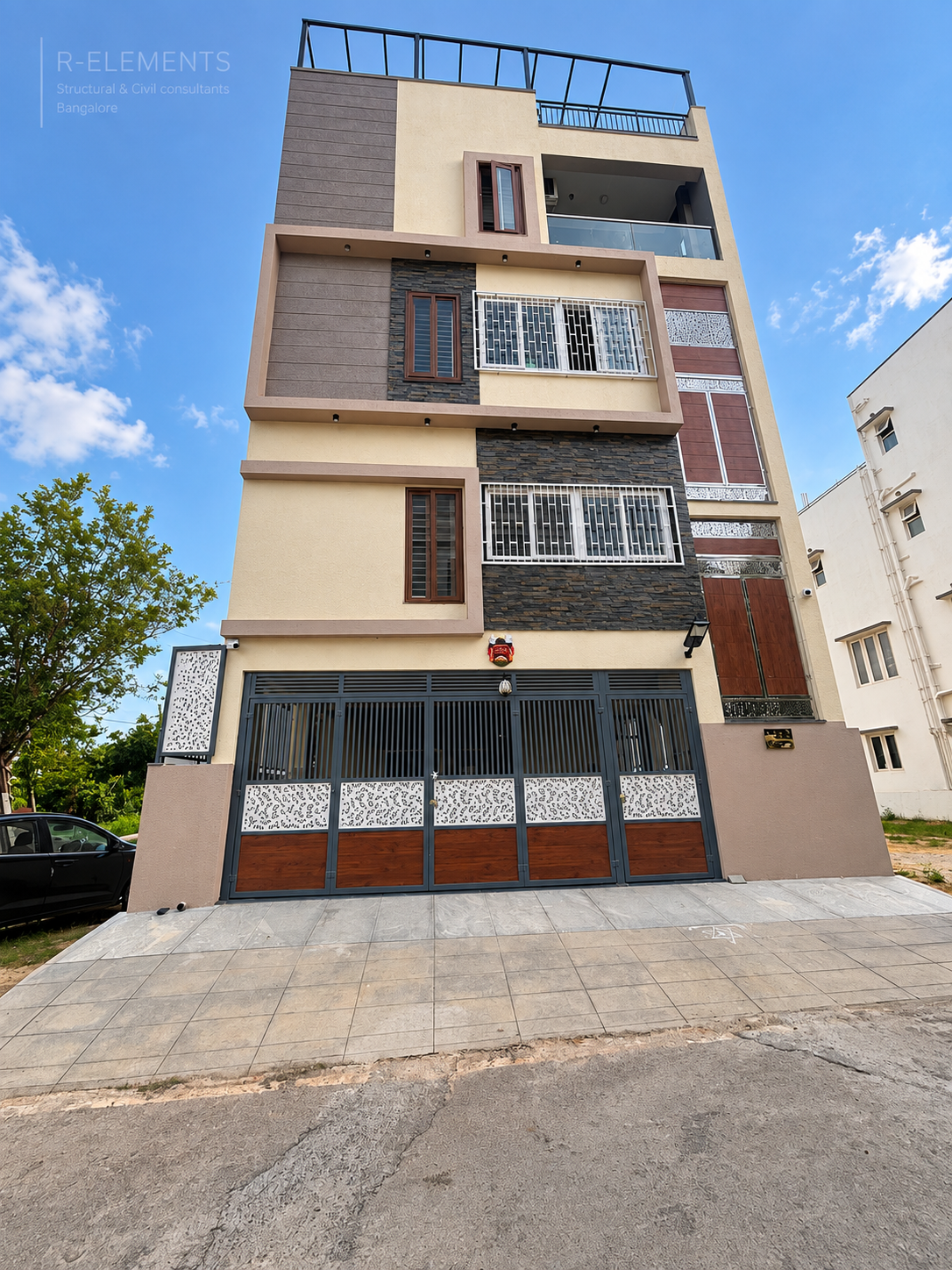 Completed turnkey construction project